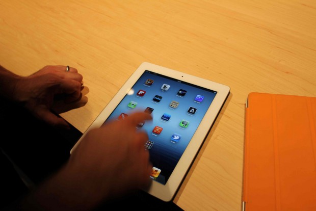 Hands on mit dem iPad 3 (Foto: Florian Weidhase/SFT)